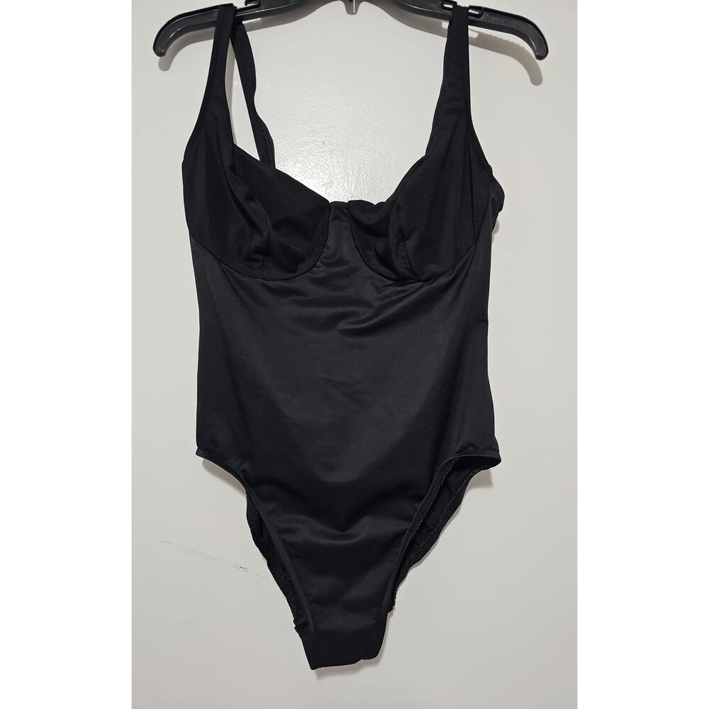 Miraclesuit One Piece Swimsuit Womens Large Black Slimming Underwire Shaping
